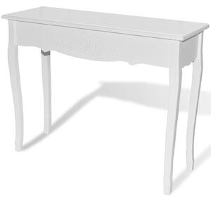 Toaletní konzolový stolek bílý