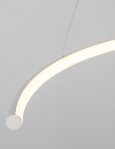 LED lustr Breda 70 bílé – Bílá