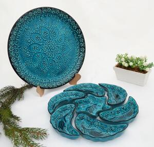 Krásy Orientu Snídaňový set Turkuaz - keramický