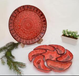 Krásy Orientu Snídaňový set Kirmizi - keramický