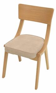Jídelní židle Diran s béžovým polstrováním