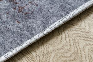 Makro Abra Kusový koberec pratelný MIRO 51451.812 Klasický Moderní protiskluzový šedý Rozměr: 80x150 cm