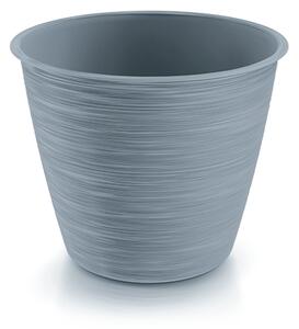 PROSPERPLAST Květináč - FURU, varianta II Průměr: 14,7 cm, Barva: světle šedá