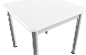 Jídelní stůl čtverec 80 x 80 cm Mosi Alaska bílá