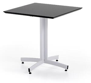AJ Produkty Stůl SANNA, 700x700x720 mm, bílá/černá