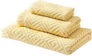 Sada ručníků se strukturovaným vzorem Jacqui, 3 díly
