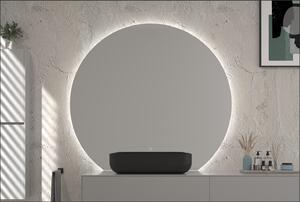 CERANO - Koupelnové LED zrcadlo Rondo - Ø 120 cm
