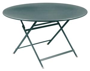 Šedý kovový skládací stůl Fermob Caractére 128 cm