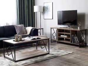 TV stolek v barvě tmavého dřeva FORRES