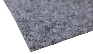 Betap koberce AKCE: 65x135 cm Šedý travní koberec Wembley - Spodní část s nopy (na pevné podklady) cm