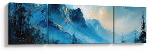 Obraz - Malba hor (170x50 cm)