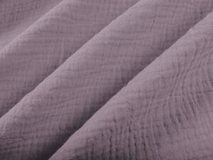 Biante Mušelínový povlak na polštář MSN-013 Pastelově fialový 50 x 50 cm