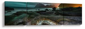Obraz - Noční scéna (170x50 cm)
