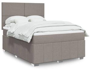 Box spring postel s matrací taupe 140x200 cm textil 3291688