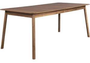 Rozkládací jídelní stůl z ořechového dřeva Glimps, 180-240 x 90 cm