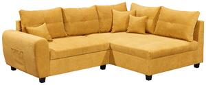ROHOVÁ SEDAČKA, textil, kompozitní dřevo, žlutá MID.YOU - Sedací soupravy, Online Only