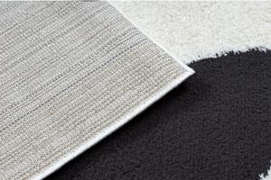 Kusový koberec Cladr krémovočerný 140x190cm