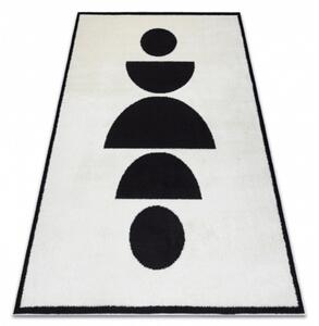 Kusový koberec Cornus krémovočerný 80x150cm