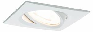 PAULMANN Vestavné svítidlo LED Nova hranaté 1x6,5W GU10 bílá mat výklopné 934.35 P 93435