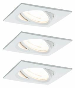 PAULMANN Vestavné svítidlo LED Nova hranaté 3x6,5W bílá mat výklopné 934.54 P 93454