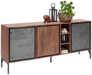 ŠIROKÁ KOMODA, akácie, hnědá, 180/77/40 cm Livetastic - Online Only komody, Online Only
