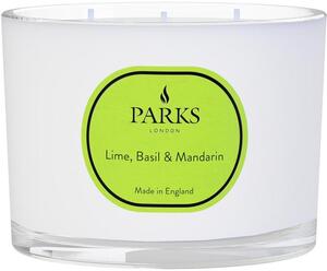 Vonná svíčka se třemi knoty Vintage Aromatherapy (limetka, bazalka & mandarinka)