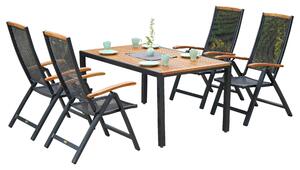 ZAHRADNÍ SESTAVA 5dílné, dřevo, kov Gardenson - Online Only zahradní nábytek, Online Only