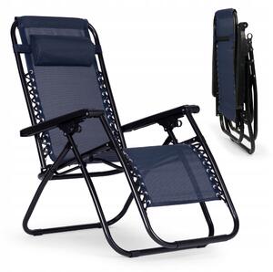 Skládací Zahradní lehátko MultiGarden Zero Gravity ZRL009 Dark Blue