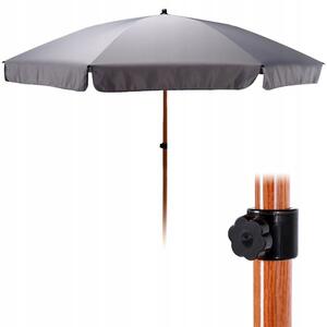 Klasický slunečník Ambiance šedý 200 x 215 cm