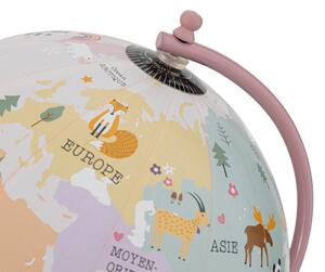 Atmosphera for Kids Dětský globus růžový 20 cm
