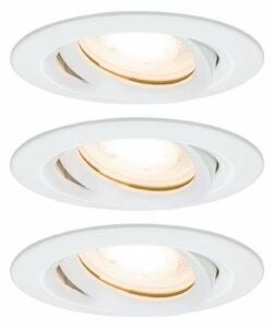 PAULMANN Vestavné svítidlo LED Nova kruhové 3x7W GU10 bílá mat nastavitelné 928.98 P 92898