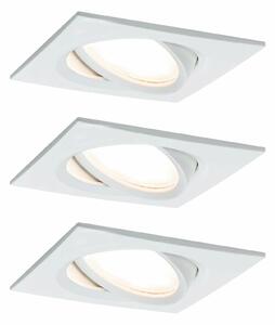 PAULMANN Vestavné svítidlo LED Nova Plus hranaté 3x6,8W bílá mat výklopné stmívatelné 936.78 P 93678