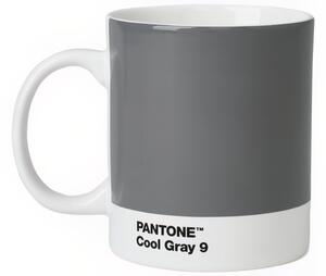 Šedý porcelánový hrnek Pantone Cool Gray 9 375 ml