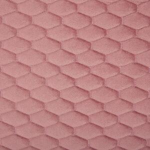 Čalouněná růžová postel 90x200 cm BAYONNE