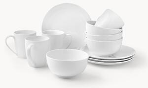 Sada porcelánového snídaňového nádobí Delight Classic, pro 4 osoby (12 dílů)