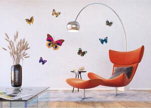 Samolepicí dekorace Butterflies, 30 x 30 cm
