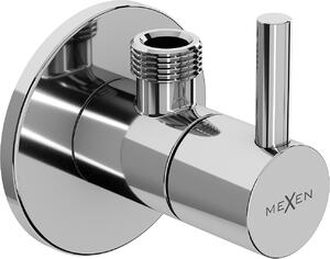 Mexen R2, rohový ventil pro baterii 1/2"x3/8", chromová, 79972-00