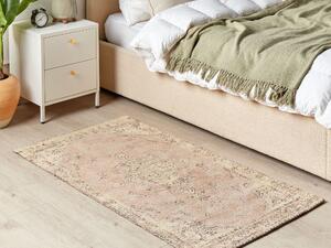 Bavlněný koberec 80 x 150 cm béžový MATARIM