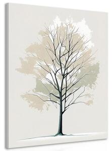 Obraz minimalistický strom - 60x90