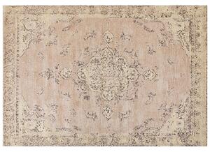 Bavlněný koberec 160 x 230 cm béžový MATARIM