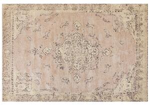 Bavlněný koberec 200 x 300 cm béžový MATARIM