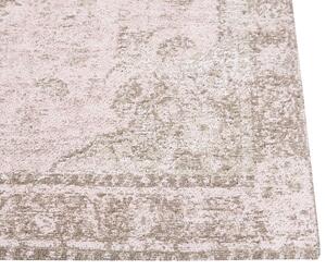 Bavlněný koberec 80 x 150 cm růžový MATARIM