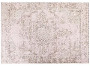 Bavlněný koberec 160 x 230 cm růžový MATARIM