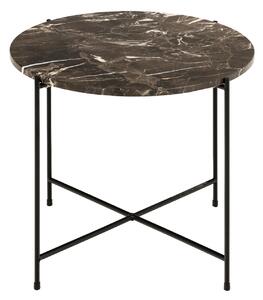 Avila příruční stolek hnědý Ø52 cm