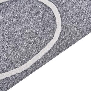 Venkovní koberec 80 x 150 cm šedý YAVU
