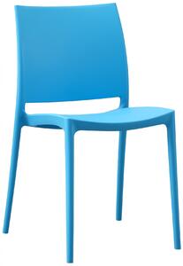 Plastová židle Meton - Modrá
