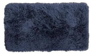 Dětský plyšový koberec MAX - tmavě modrý