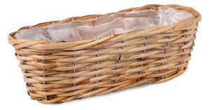 Rattanový truhlík 36 cm na balkonové květiny