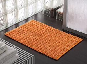 Sapho, BOMBAY Koupelnová předložka, 50x80 cm, 100% bavlna, protiskluz, oranžová