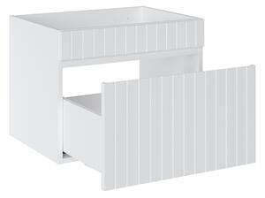 COMAD Závěsná skříňka pod umyvadlo - ICONIC 82-60 white, šířka 60 cm, matná bílá